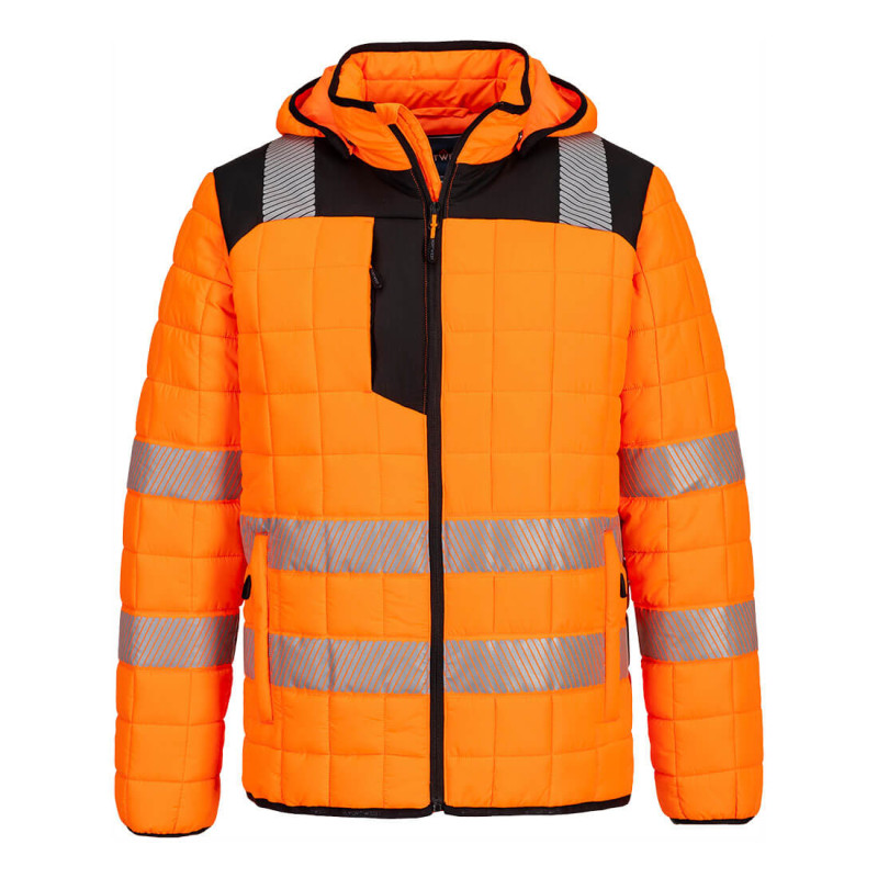 Portwest - Veste de travail hybride PW3 résistante à l'eau et chaude haute visibilité classe 2 ou 3