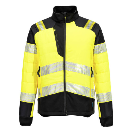 Portwest - Veste de travail hybride baffle PW3 en tissu ripstop haute visibilité classe 2