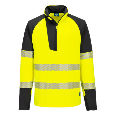 Portwest - Sweat-shirt zippé PW3 haute visibilité classe 2