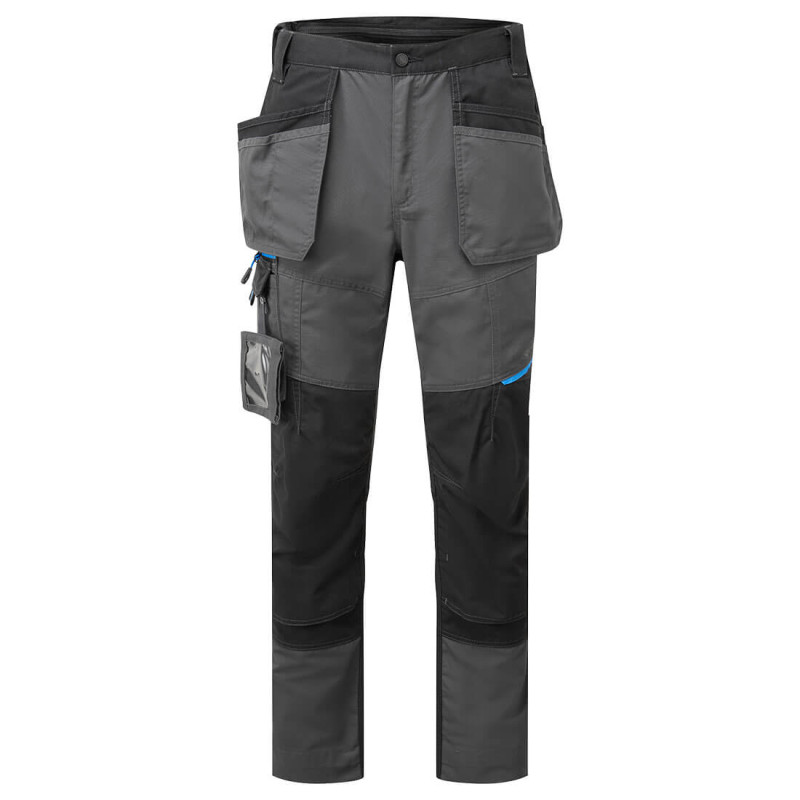 Portwest - Pantalon de travail avec poches holster WX3 coupe slim en toile Canvas poly-coton résistant