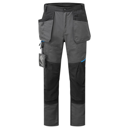 Portwest - Pantalon de travail avec poches holster WX3 coupe slim en toile Canvas poly-coton résistant