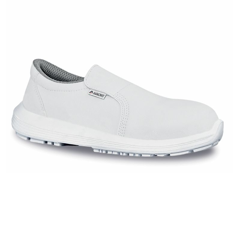 Aimont - Chaussures de sécurité basses DAHLIA S2 blanches en microfibre spécial secteur alimentaire et pharmaceutique