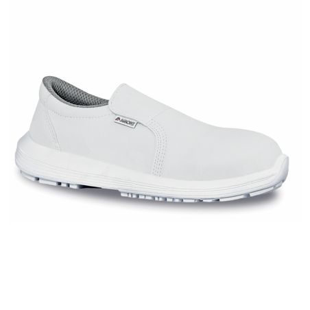 Aimont - Chaussures de sécurité basses DAHLIA S2 blanches en microfibre spécial secteur alimentaire et pharmaceutique