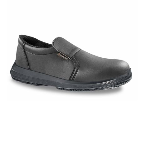 Aimont - Chaussures de sécurité basses ASTER S2 noires en microfibre spécial secteur alimentaire et pharmaceutique