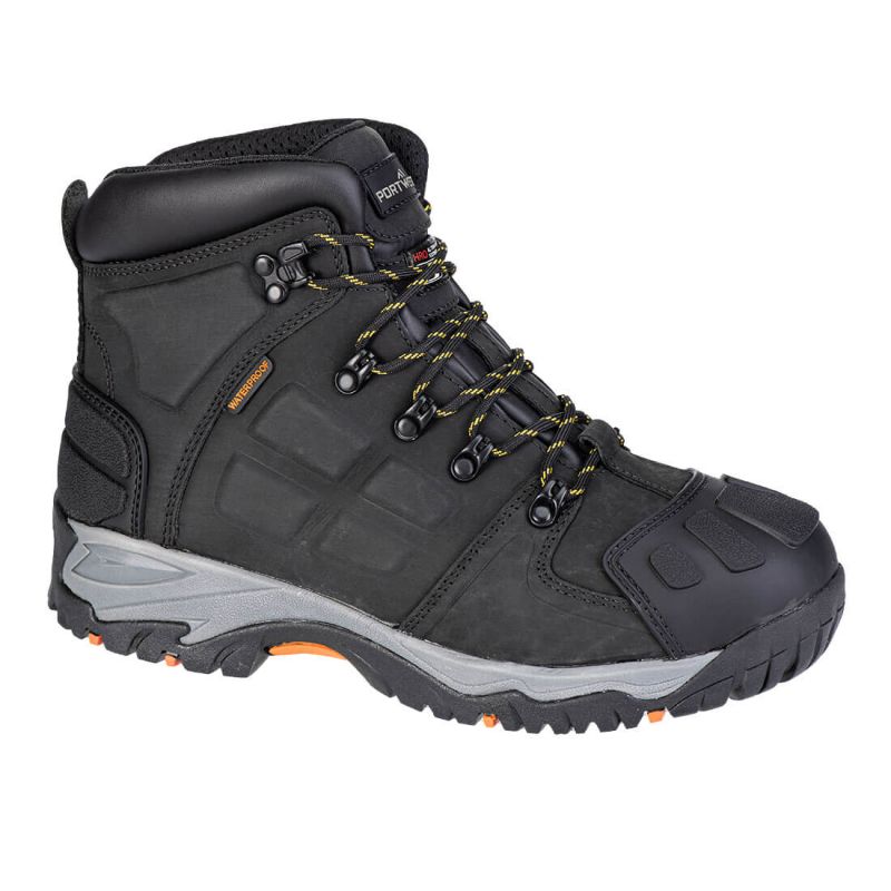 Portwest - Chaussures de sécurité montantes en cuir de buffle embout acier MONSAL S3