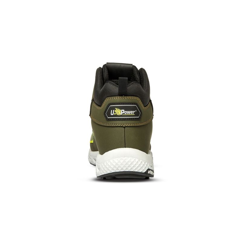 U-Power - Chaussures de sécurité montantes KOLBY en microfibre et embout sans métal S3S