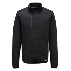 Portwest - Sweat-shirt texturé en polaire anti accrocs 1/4 zip KX3