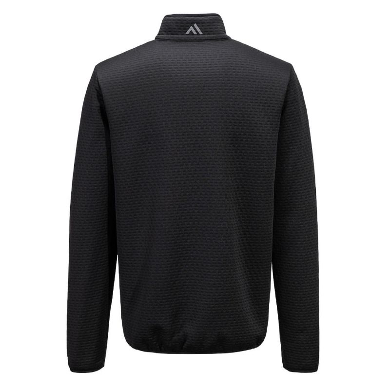 Portwest - Sweat-shirt texturé en polaire anti accrocs 1/4 zip KX3