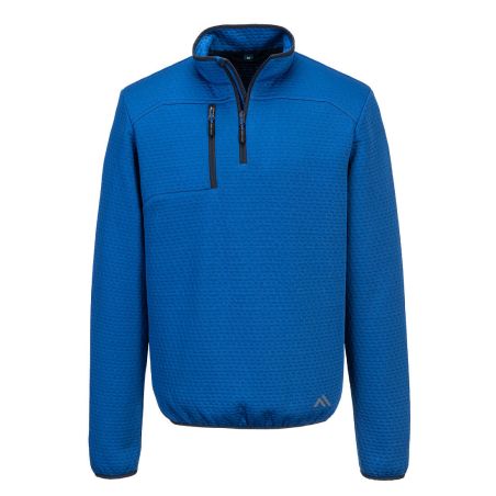 Portwest - Sweat-shirt texturé en polaire anti accrocs 1/4 zip KX3