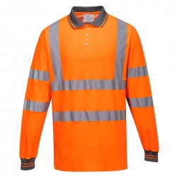 Portwest - Polo coton majoritaire manches longues HV - S271