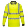Portwest - Polo coton majoritaire manches longues HV - S271