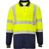 Portwest - Polo bicolore manches longues HV - S279