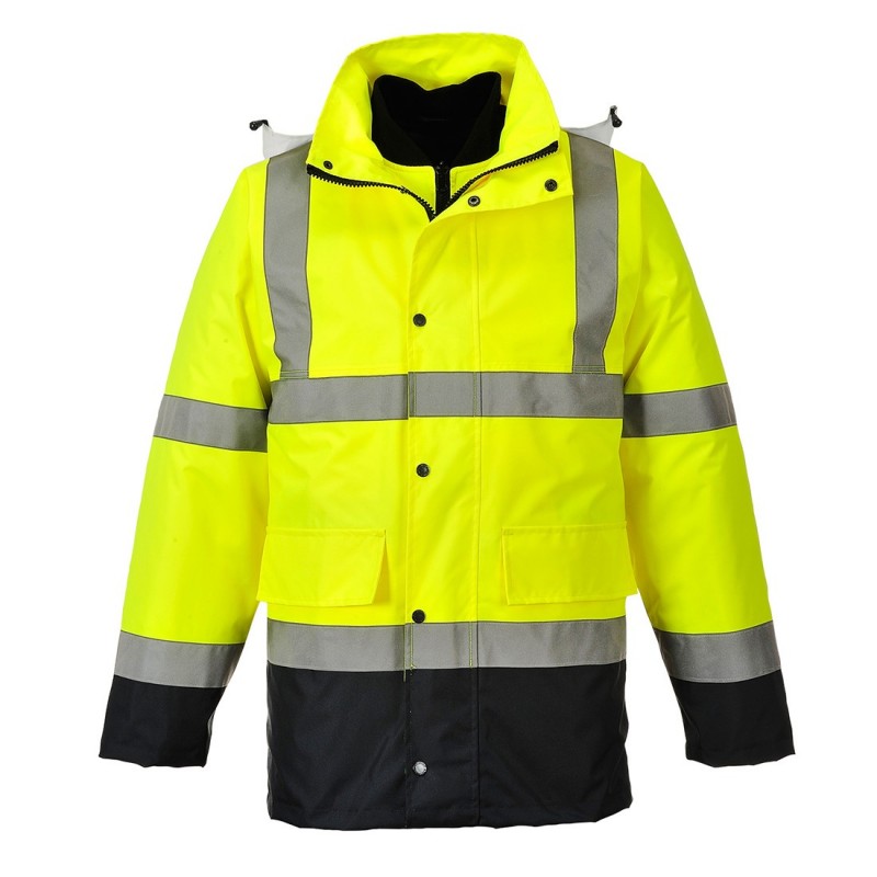 Portwest - Parka bicolore contrastée Trafic 4-en-1 HV - S471