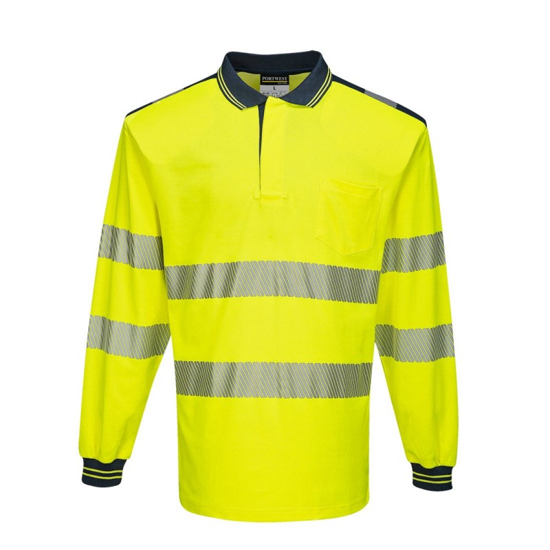 Portwest - Polo PW3 manches longues HV - T184