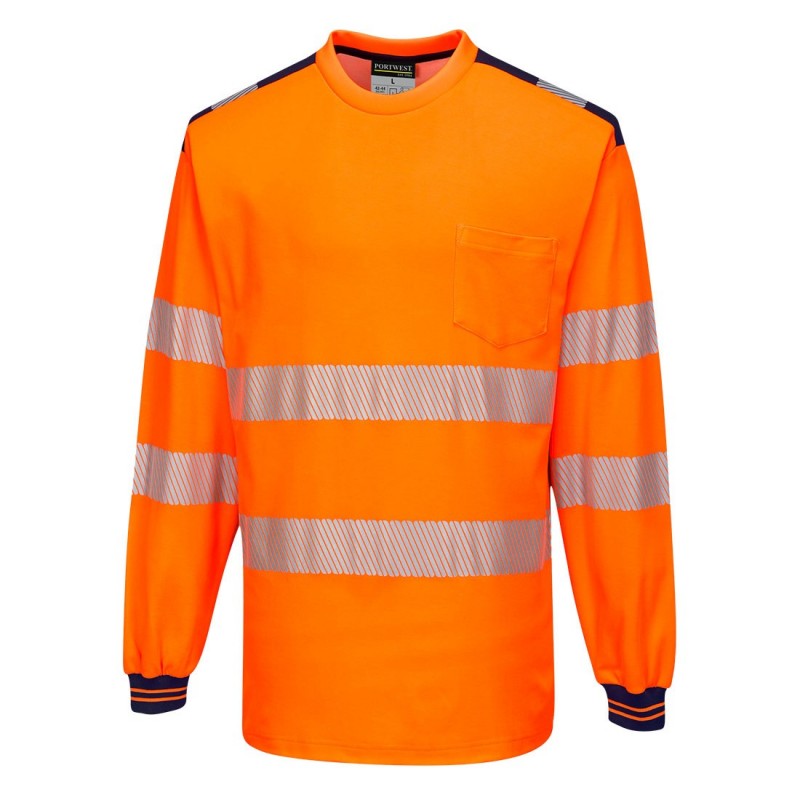 Portwest - T-Shirt PW3 manches longues HV - T185