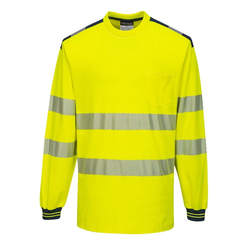 Portwest - T-Shirt PW3 manches longues HV - T185