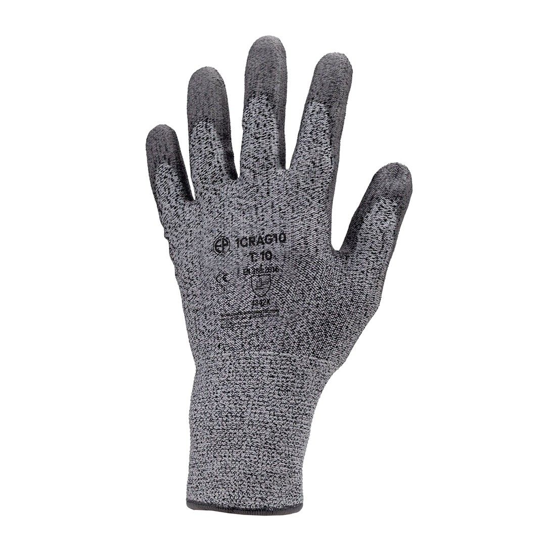 Coverguard - Gants anti froid gris en coton enduit latex EUROWINTER 3875  (Pack de 12)